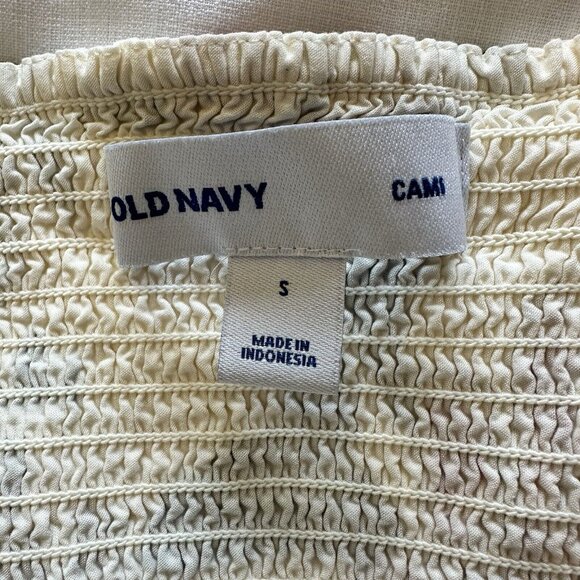 Old Navy Cami Dress Floral Babydoll Fit & Flare Lined Sundress Smocked SZ Small - Picture 7 of 7